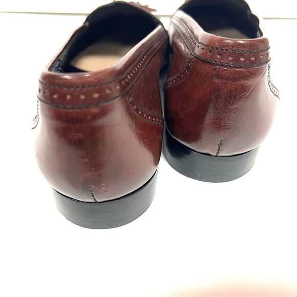 Stanley Blacker loafers with tassels genuine leather 7.5 main image 7